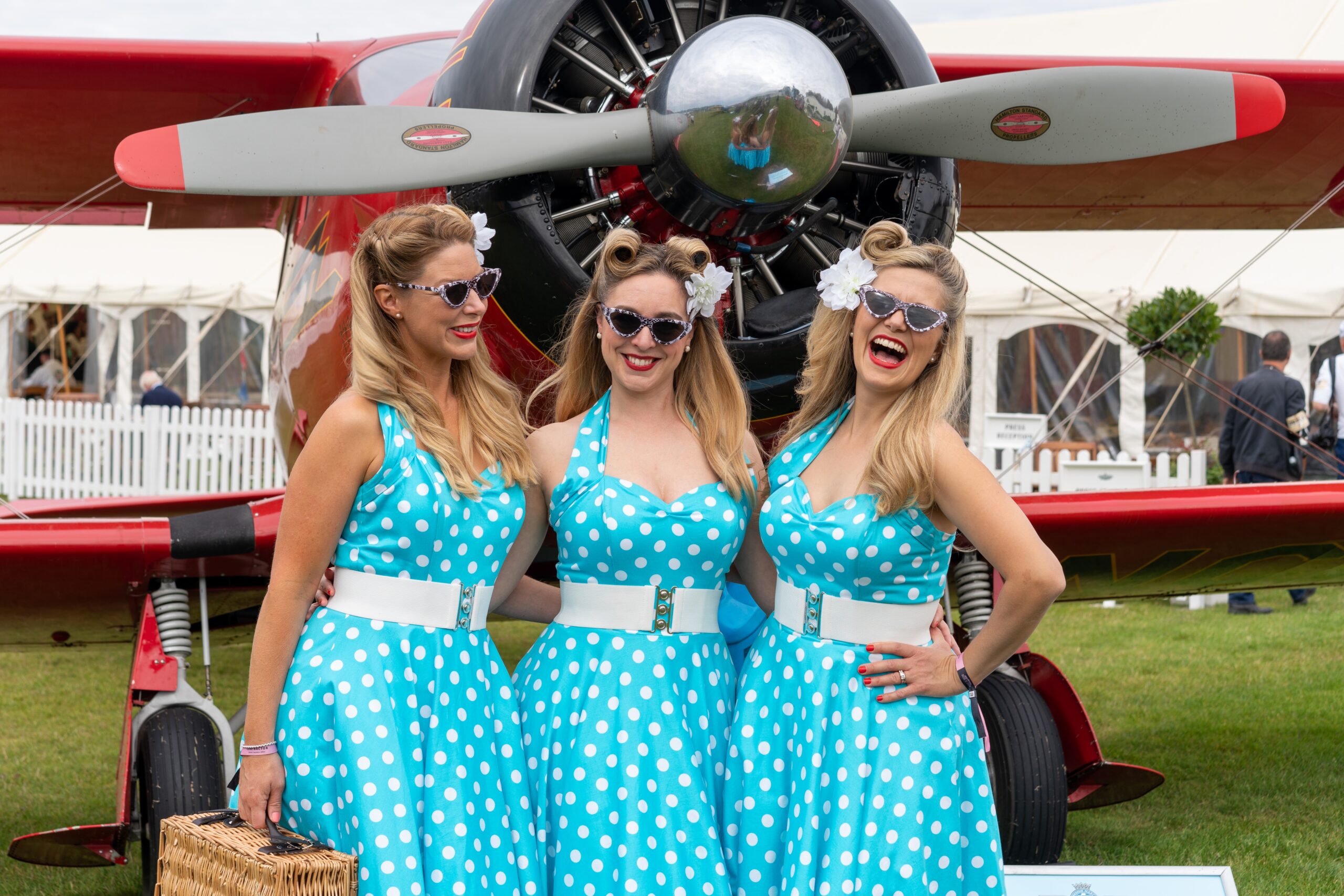goodwood,,sussex,,uk, ,17,sept,2021:,three,young,ladies